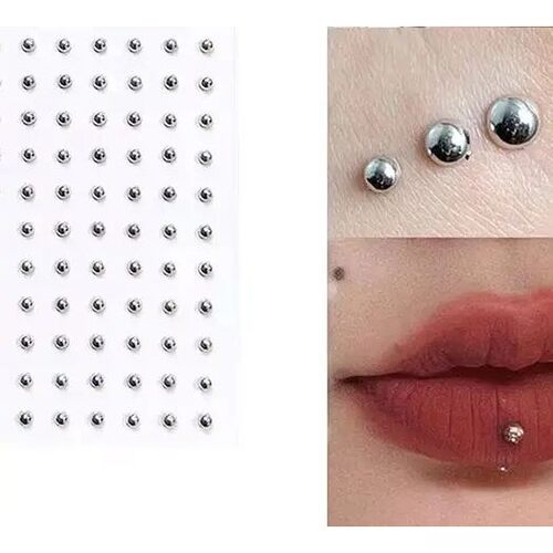 Diamond Sticker Fake Nose Stud Self Adhesive Rhinestones Non