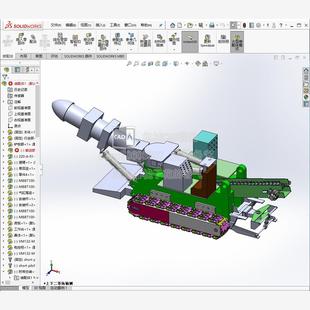 EBZ160掘进机设计含CAD图纸SolidWorks三维模型+计算说明