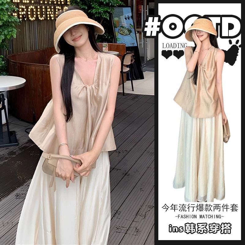 夏季松弛感两面穿扭结无