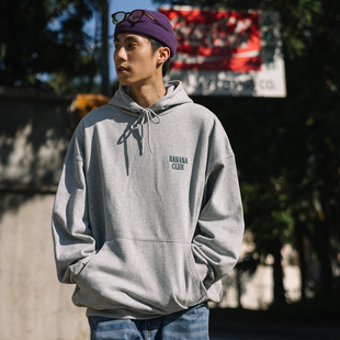 宽松日系休闲加绒连帽卫衣 Hoodie BananaClub Club
