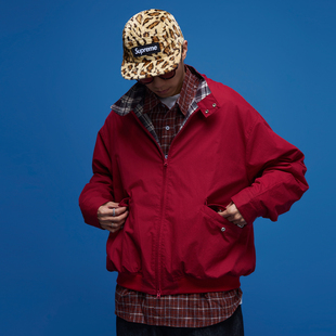 BananaClub“Harrington G9”复古格纹哈灵顿夹克外套