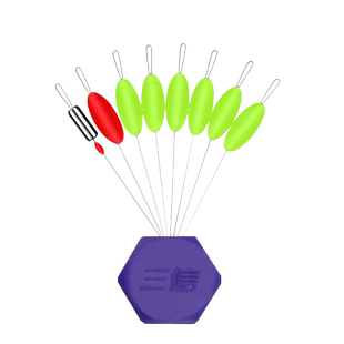 三信七星漂自带铅正品鱼漂浮子套装高灵敏度橄榄传统7星飘钓鱼漂