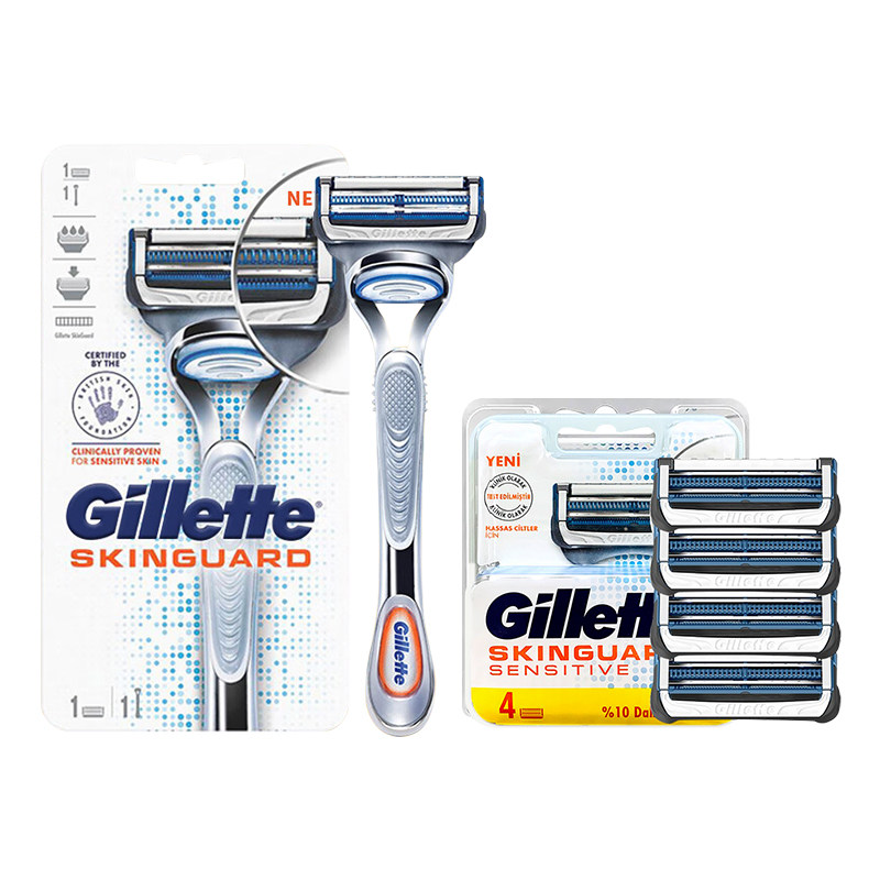 吉列Gillette云感小云刀头刀片剃须刀2层刀片手动剃须刀