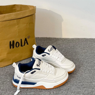 复古厚底学生百搭运动休闲跑步鞋 2025冬季 男ins超火爆款 板鞋 新款