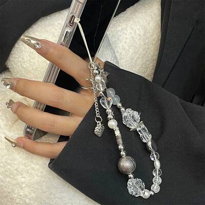 Y2K Rope for Phone Chain Lanyard Charm Strap Wrist Cute Crys