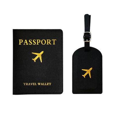Fashion Travel Passport Cover Travel Bank Card Document Bag