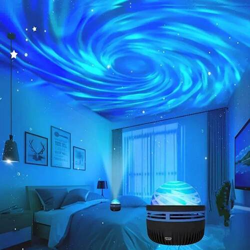 LED Galaxy Projector Light Colorful Galaxy Sky Projector Bed