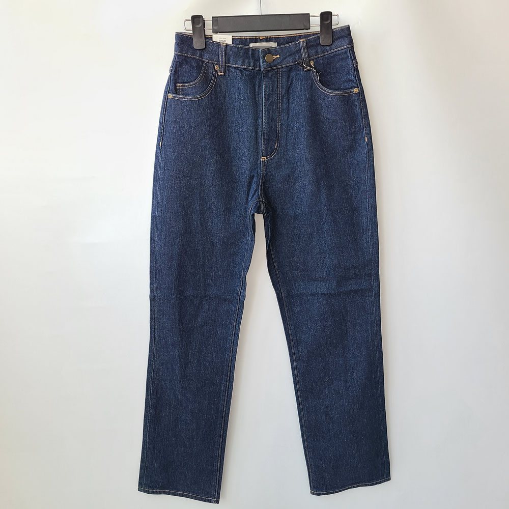 4802 腰围68 澳洲高端牛仔 高腰直筒牛仔裤 单宁长裤 窄版阔腿裤