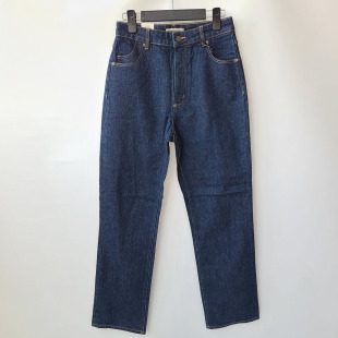 高腰直筒牛仔裤 澳洲高端牛仔 单宁长裤 窄版 4802 阔腿裤 腰围68