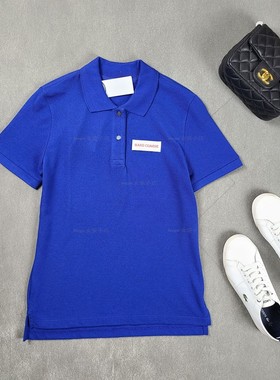 1629鱼 柬埔寨产 纯棉POLO上衣 夏季通勤休闲短袖衫 翻领常规T恤