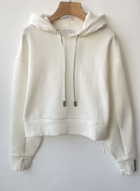 3529鱼 柬埔寨产 秋冬运动型透气网孔卫衣下摆拉链开叉套头连帽衫