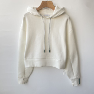 秋冬运动型透气网孔卫衣下摆拉链开叉套头连帽衫 3529鱼 柬埔寨产