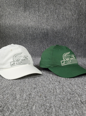 M93鱼 越南制造 俱乐部款经典白色/绿色鸭舌帽优雅夏日休闲遮阳帽