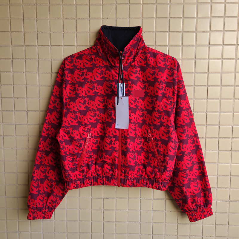 4467鱼 双面可穿！中国龙年限定款 翻领抽绳风衣宽松舒适秋冬外套