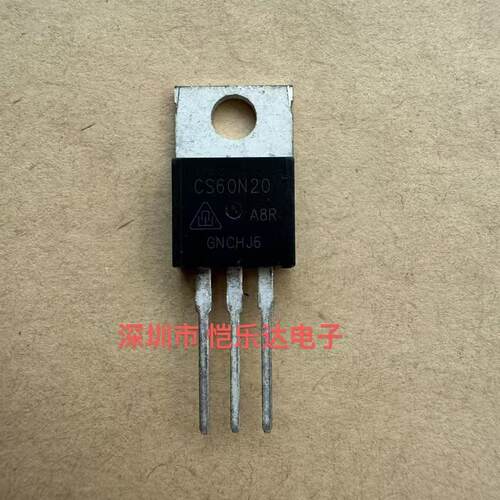 CS60N20 CS60N20A8R 库存现货 TO-220 MOS场效应管 200V 60A 直拍