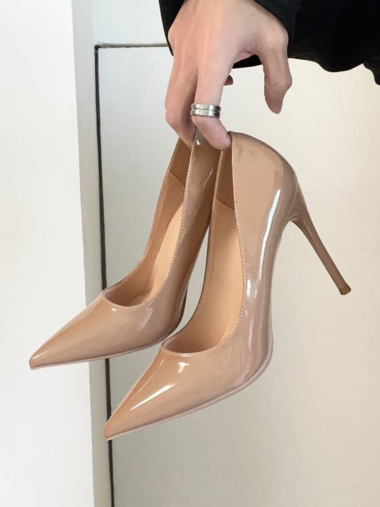 细跟法式尖头职业单鞋2023年新款