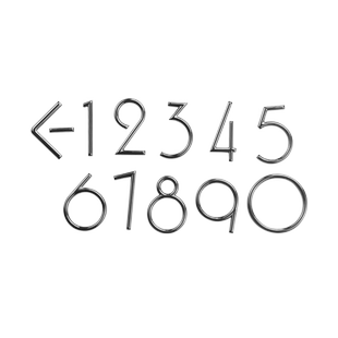 亮面镜面铜字黄铜金属立体字球面三维数字家用门牌号别墅个性设计数字房号牌酒店民宿简约标识牌导视牌标识牌