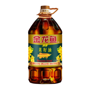 金龙鱼醇香菜籽油5L食用油大桶装家常炒菜油