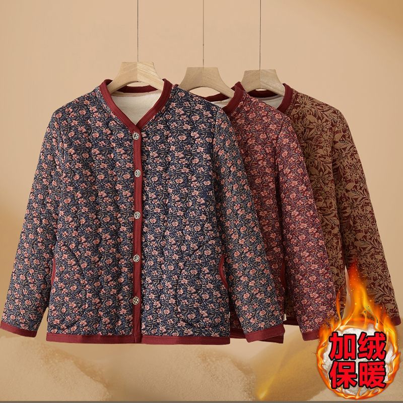 冬季加绒后背贴片保暖长