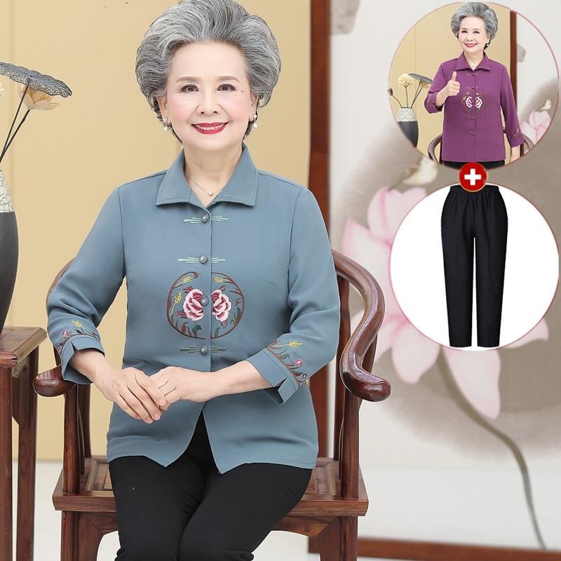 老年人春装女奶奶夏装衬