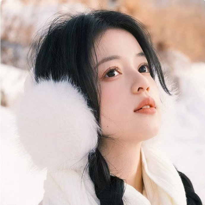 东北旅游毛绒耳罩女冬季可爱保暖防风防冻耳捂护耳朵情侣耳套耳包
