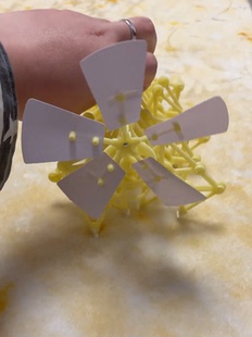 风能动力机械兽拼装玩具仿生兽手工制作diy创客益智