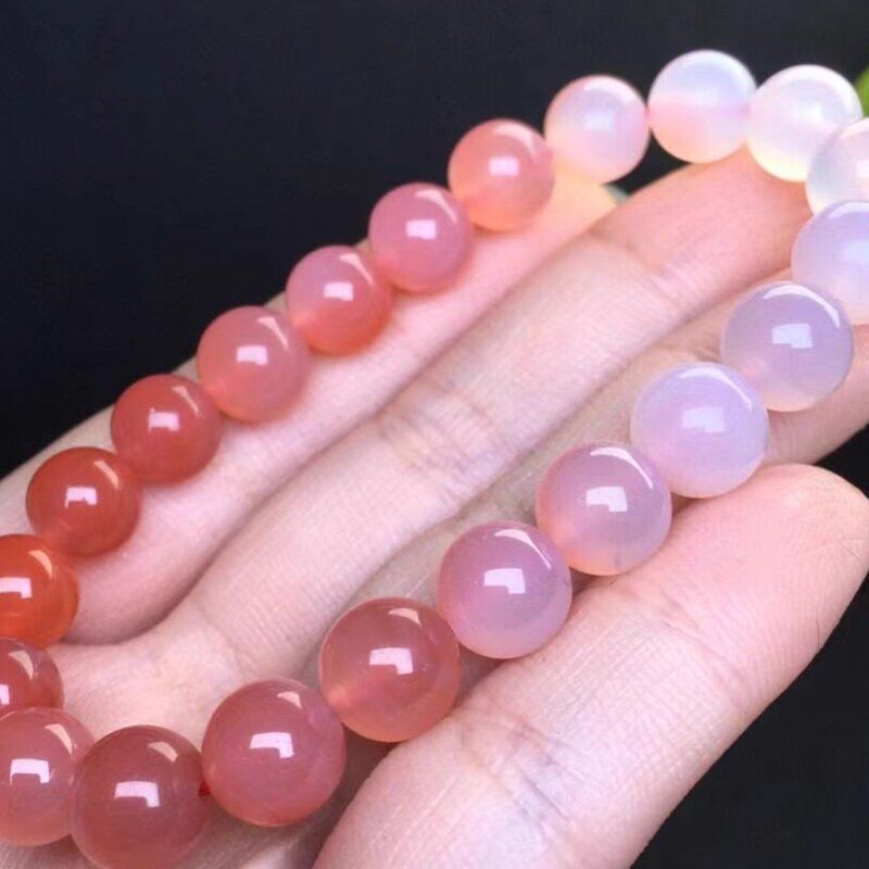 玛瑙天然盐源冻手链礼物饰品女友