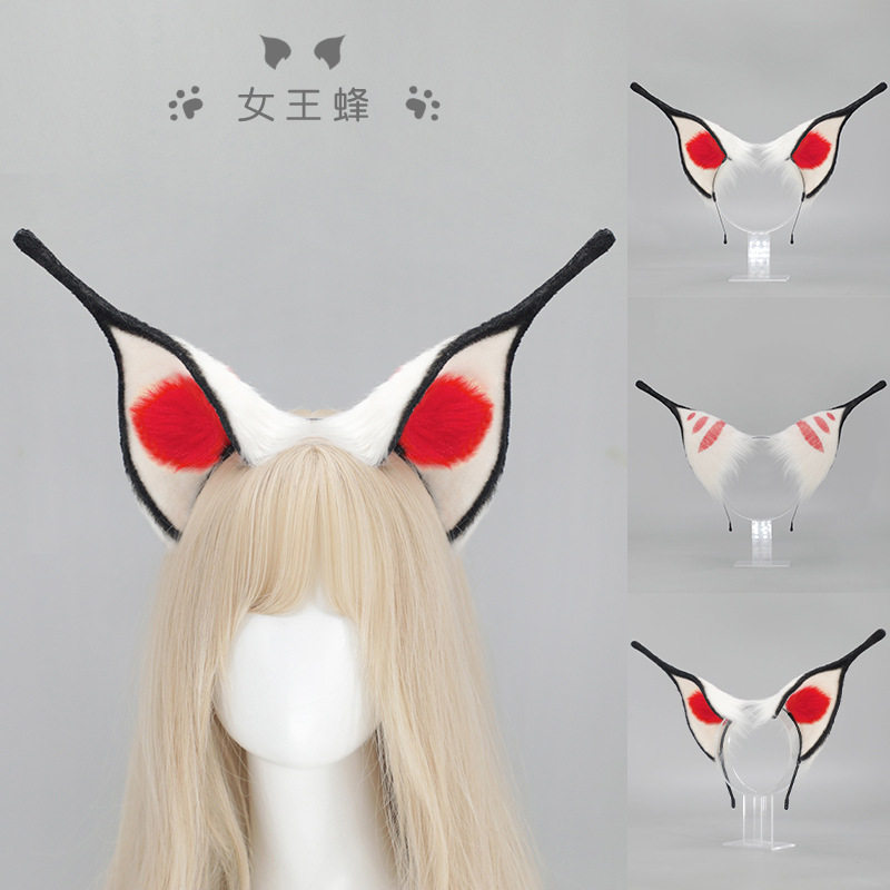 别西卜女王蜂兽耳毛绒发箍