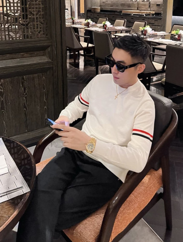 25早秋圆领毛衣男秋冬季品牌内搭男士针织打底衫2831