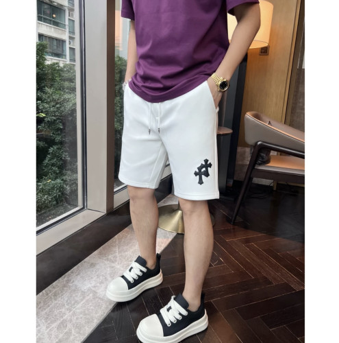 CH拼皮短裤夏季新款十字清爽立体拼皮男士百搭短裤潮WYG6725