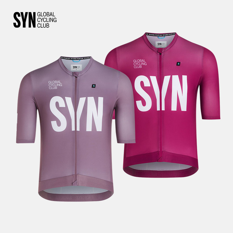 SYN 骑行服短袖男女款26夏季新款高弹透气速干公路自行车骑行上衣