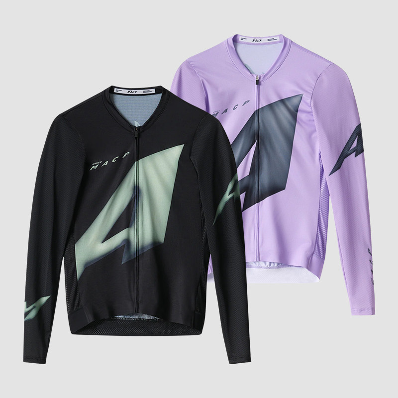 cyclemacap长袖骑行服男女春夏季公路自行车透气速干防晒骑行上衣