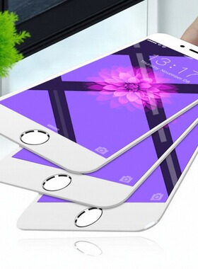 精菲适用于苹果8plus软边钢化膜iphone7全屏手机膜se2代抗蓝光苹果6plus防窥XR/11保护膜12/13promax防摔防爆