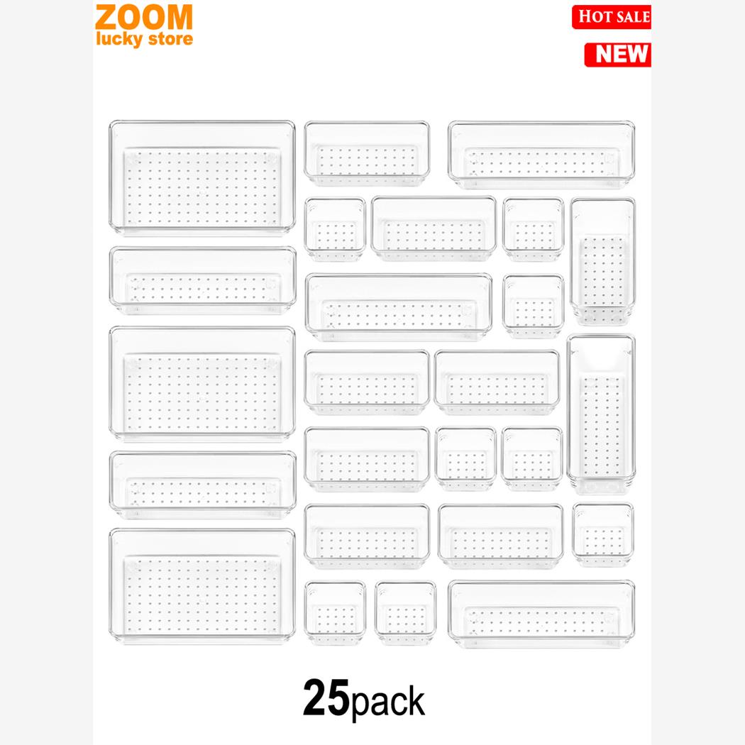 25个塑料储物盒套装立方