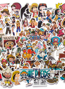 150Pcs One Piece Luffy Stickers Anime Sticker Notebook Mo