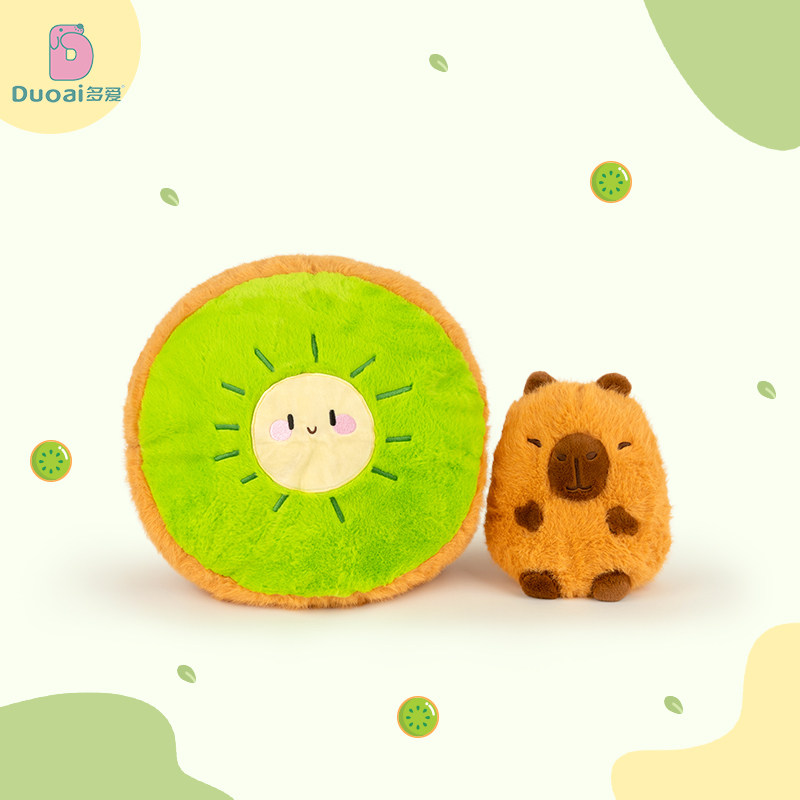 多爱原创奇异水果水豚鼠毛绒玩具可爱羊桃桔子熊玩偶男女生日礼物
