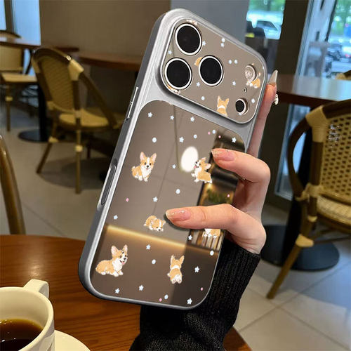 火凤小柯基适用苹果18promax手机壳iPhone17新款16pro冰感15Plus粉彩15仿原镜面高级14ins风13高级感12简约11