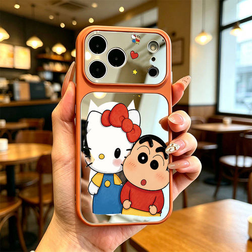 火凤亲吻搭档适用苹果18promax手机壳iPhone17新款16proins风15Plus可爱15个性14多巴胺13高级感12仿原镜面11