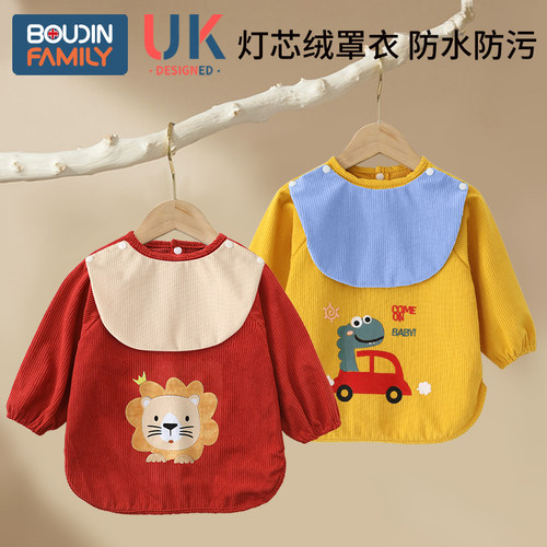 2025新款宝宝灯芯绒罩衣A类