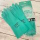正品 拓丰耐酸碱丁腈绿色手套家务牛筋工业家务胶皮食品级橡胶手套