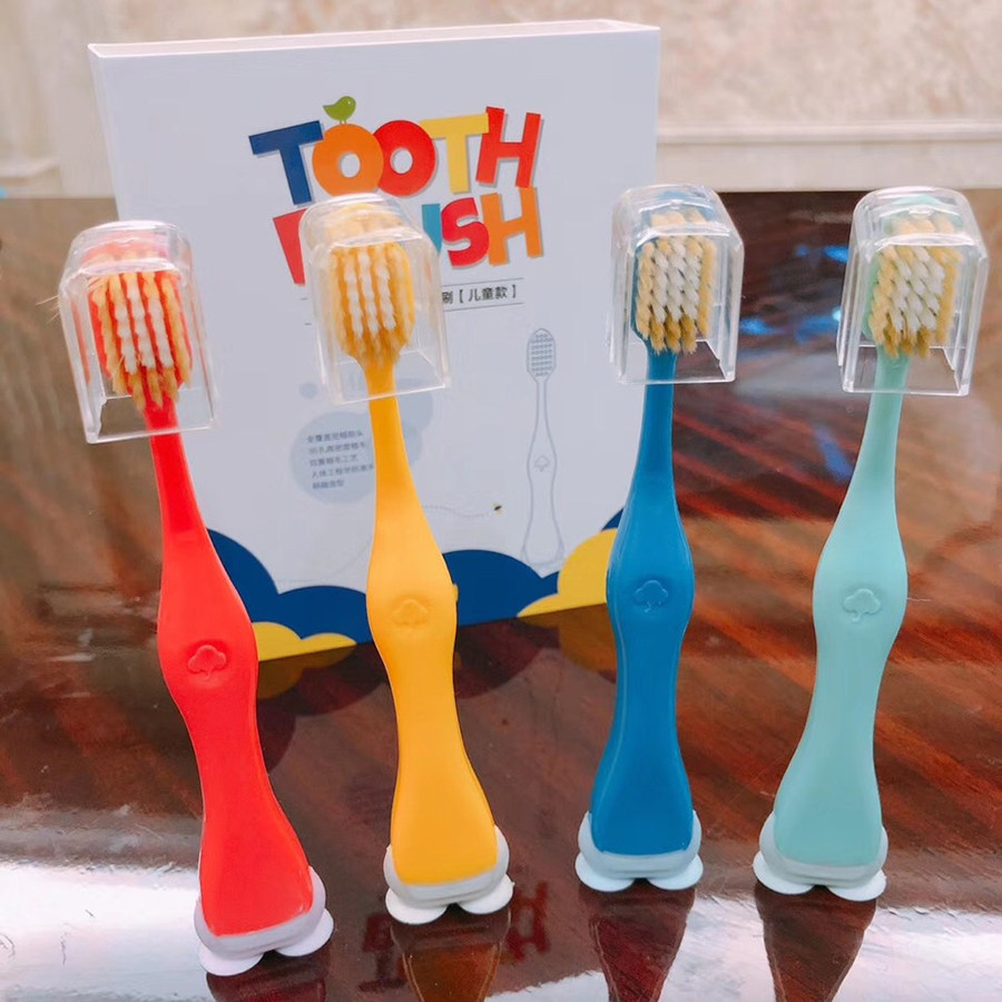 百诺恩软毛儿童牙刷2-3-6-12岁小孩宝宝宽头全覆盖细毛成人牙刷