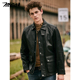 男装 MCS源自万宝路皮衣男士 复古做旧山羊皮秋季 新款 猎装 外套美式