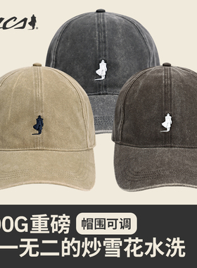 MCS源自万宝路棒球帽25新款男女通用美式复古软顶全棉简约棒球帽