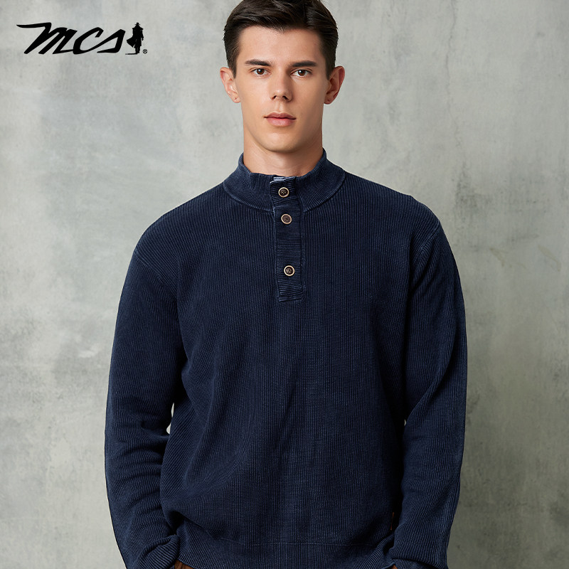 MCS源自万宝路美式复古毛衣