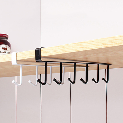 T橱柜挂架A1pq501-免打孔抹布架锅铲勺子挂架厨房置物架挂钩架