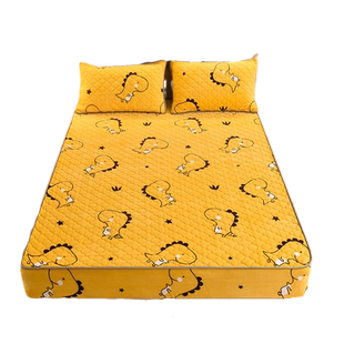 加厚牛奶绒床笠款夹棉冬季床套定做单件榻榻米床罩定制儿童珊瑚绒