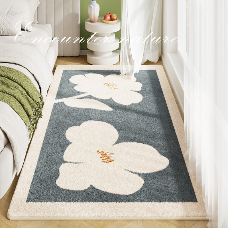 主卧室床边地毯ins风高级感长条地垫冬季毛绒床前毯加厚房间脚垫,居家布艺,床边毯,淘宝优惠券,粉丝福利购,淘宝优惠卷