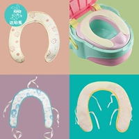 Туалет, флисовое детское удерживающее тепло сиденье для унитаза, подушка