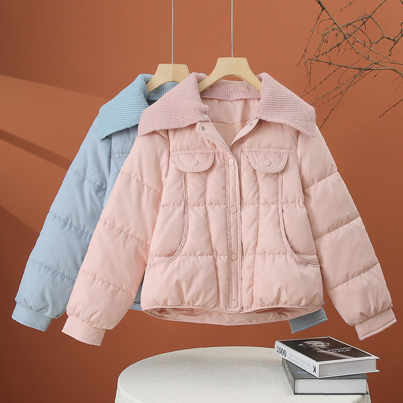 大翻领时尚棉服女冬季2025新款粉色棉袄外套宽松加厚保暖女士棉衣,女装/女士精品,棉衣/棉服,淘宝优惠券,粉丝福利购,淘宝优惠卷