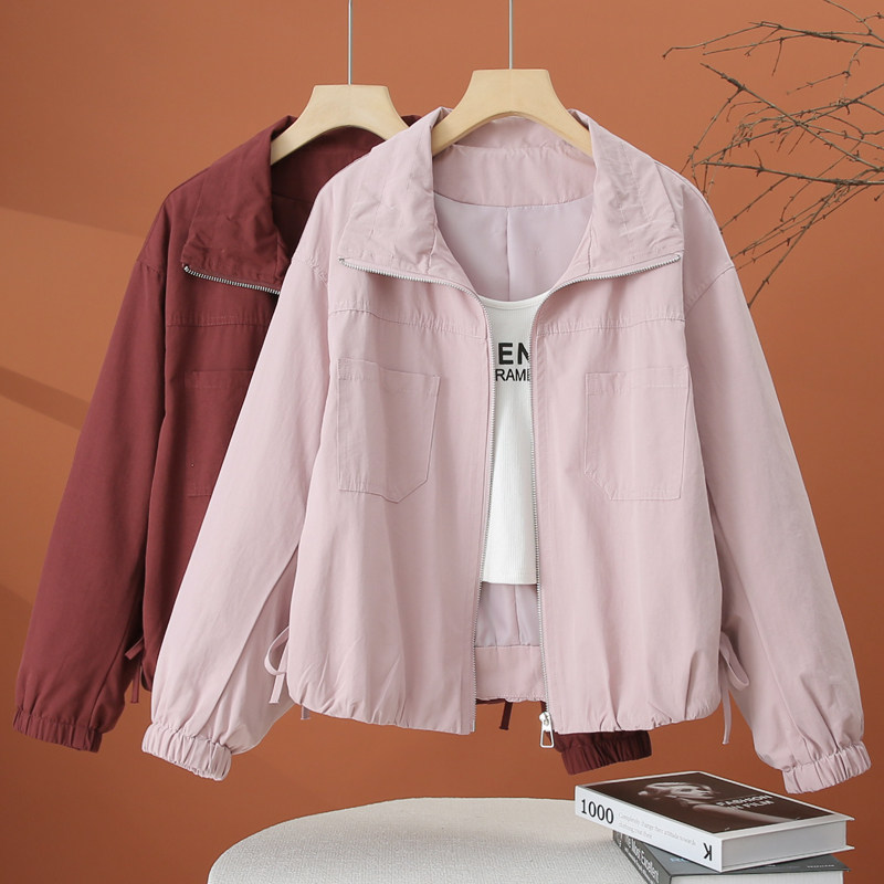 休闲夹克外套女春季2026新款爆款宽松外衣减龄百搭小个子短款上衣